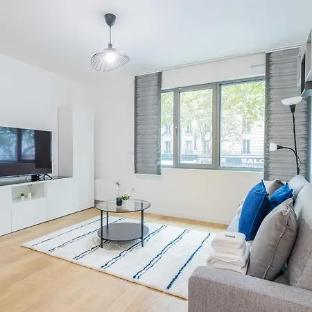 Apartmán Large 1p Parc Des Buttes-chaumont *